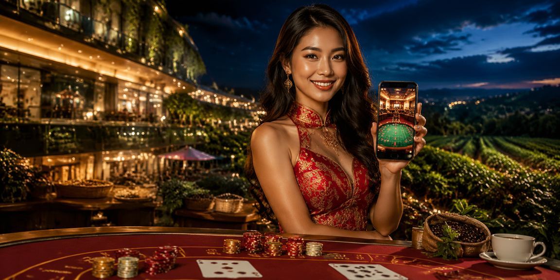 Người dùng tại Vũng Tàu trải nghiệm casino di động khi thưởng thức cà phê