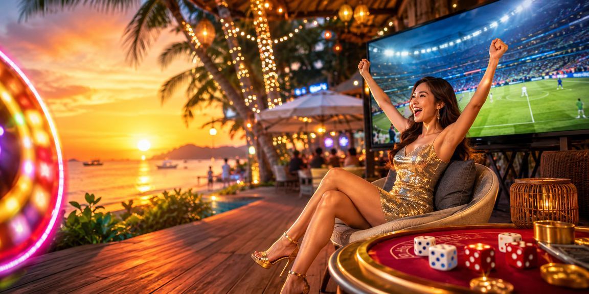 Người chơi thư giãn tại bãi biển Phú Quốc, tận hưởng giải trí có trách nhiệm